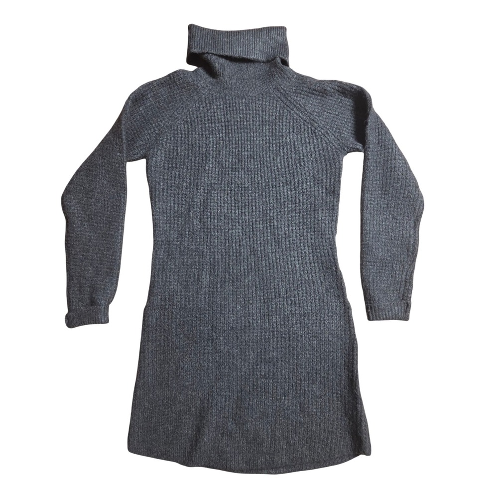 KUHL Siena Sweater Dress Waffle Knit Turtleneck  XS Acrylic Blend Elevated Basic